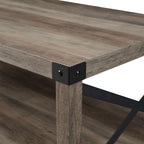 Middlebrook Kujawa Coffee Table with Metal Accents