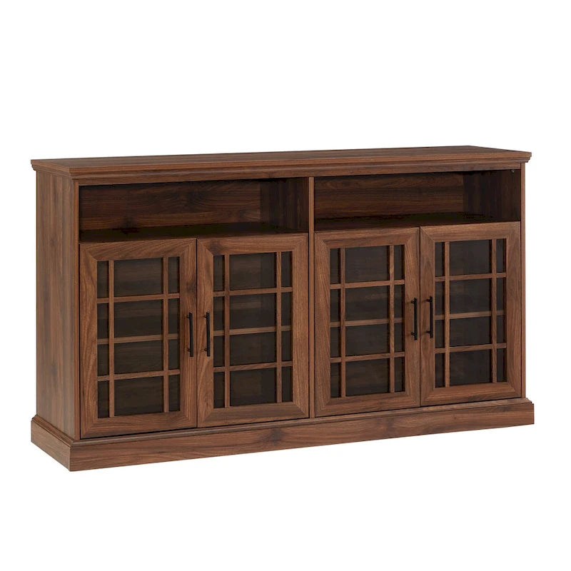 Middlebrook 58-inch Framed Glass 4-Door TV Stand