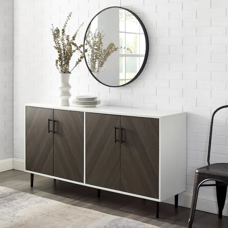 Middlebrook Cassandra 58-inch Mid-Century Modern 4-Door Buffet