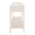 High-Quality Entryway Console Table with Vertical Stripe Drawers, Long Legs