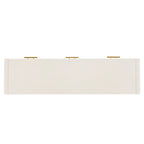 High-Quality Entryway Console Table with Vertical Stripe Drawers, Long Legs