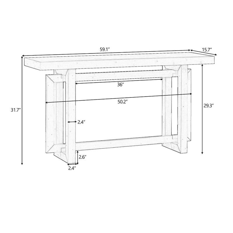 Extra Long Entryway Table for Entryway