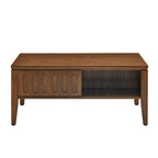 Mid Century Modern Fluted Coffee Table