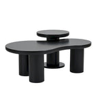 Cloud Coffee Table with Round Small Side Table
