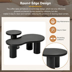 Cloud Coffee Table with Round Small Side Table