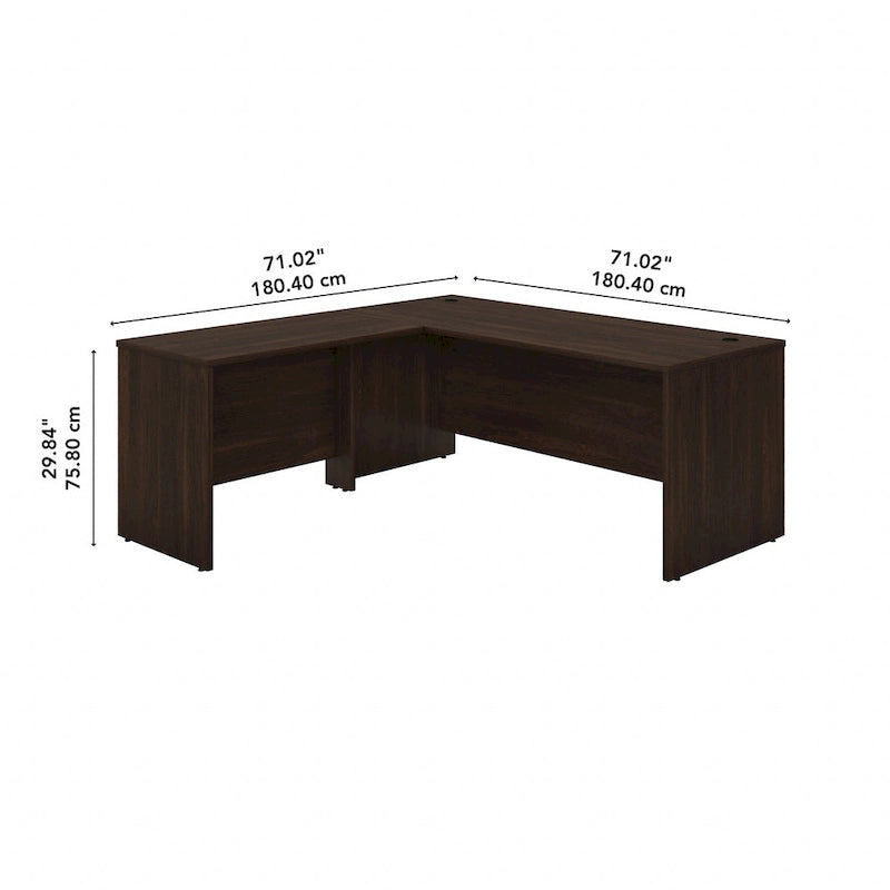 Studio C 72W L Shaped Desk with 42W Return by Bush Business Furniture