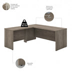 Studio C 72W L Shaped Desk with 42W Return by Bush Business Furniture