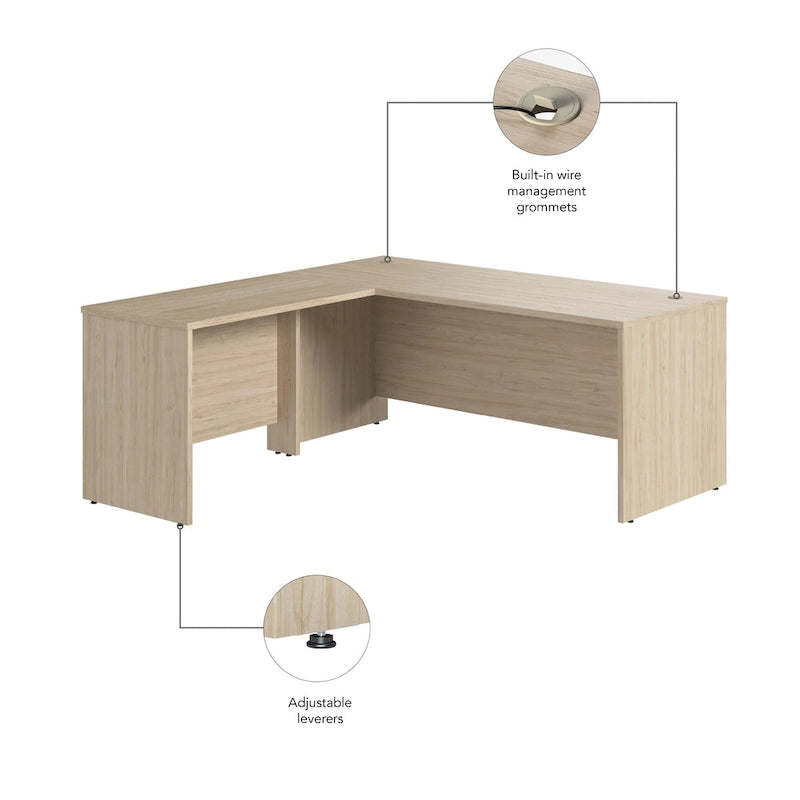 Studio C 72W L Shaped Desk with 42W Return by Bush Business Furniture