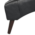 - Isabella Indoor Chaise Lounge Armchair with Pillow and Solid Wood Legs