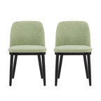 Aviana Fabric Upholstered Dining Chairs (Set of 2) by
