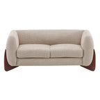 Arion Upholstered Boucle 2-Piece Living Room Sofa Set by