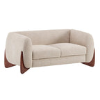 Arion Upholstered Boucle 2-Piece Living Room Sofa Set by