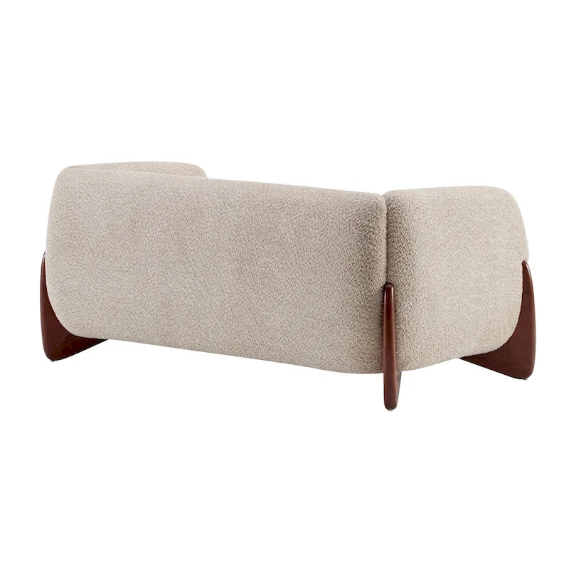 Arion Upholstered Boucle 2-Piece Living Room Sofa Set by