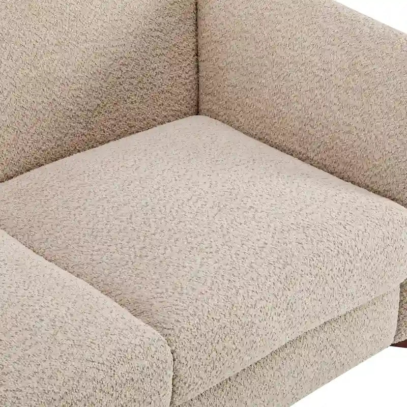 Arion Upholstered Boucle 2-Piece Living Room Sofa Set by