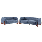 Arion Upholstered Boucle 2-Piece Living Room Sofa Set by