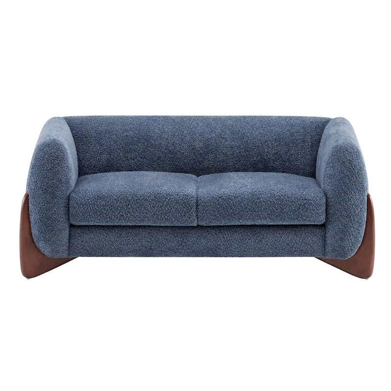 Arion Upholstered Boucle 2-Piece Living Room Sofa Set by