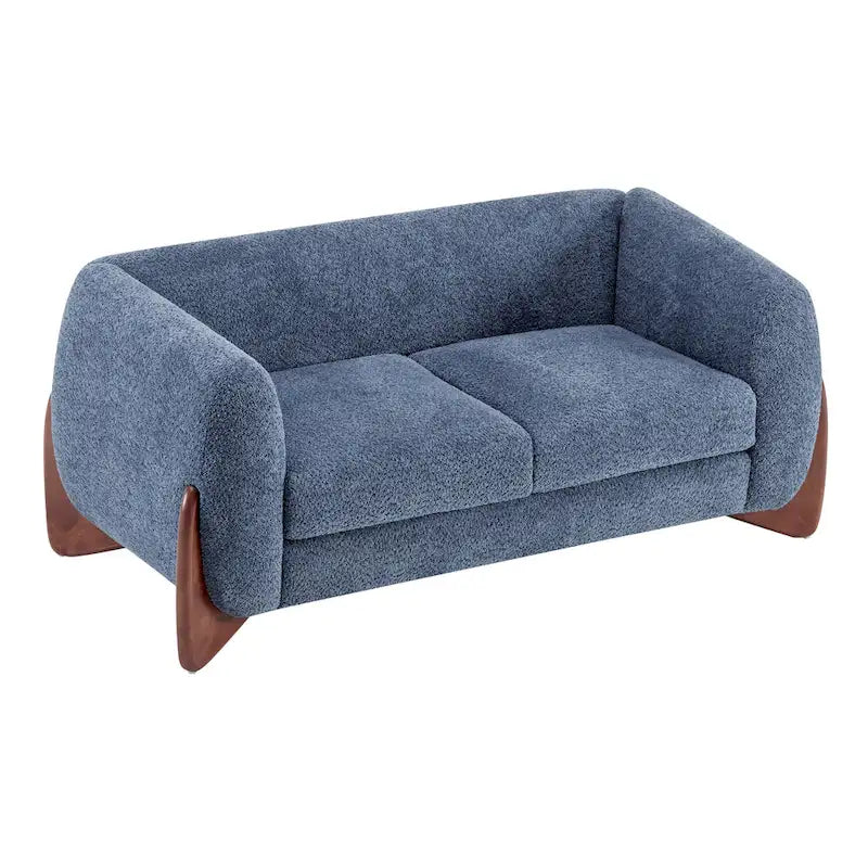 Arion Upholstered Boucle 2-Piece Living Room Sofa Set by
