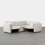 Cypress 107W L-shape Power Reclining Sectional Sofa Couch