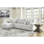 Top Tier 3-Piece Reclining Sectional with Chaise - 128W x 74D x 41H