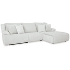 Top Tier 3-Piece Reclining Sectional with Chaise - 128W x 74D x 41H