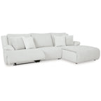Top Tier 3-Piece Reclining Sectional with Chaise - 128W x 74D x 41H