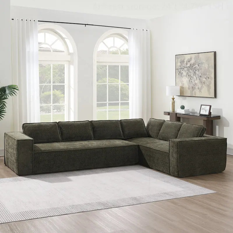 Minimalist Modular Sofa with Advanced Materials for Comfort and Style