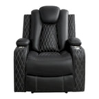 Deluxe Theater-Style Reclining Sofa Set with Power Recline, LED Lights, Wireless Charging and bluetooth Speaker