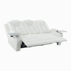 Deluxe Theater-Style Reclining Sofa Set with Power Recline, LED Lights, Wireless Charging and bluetooth Speaker
