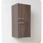 Fresca 27 Wall Mounted Bathroom Linen Cabinet with Two Storage Areas