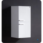 Fresca 27 Wall Mounted Bathroom Linen Cabinet with Two Storage Areas
