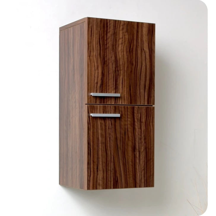 Fresca 27 Wall Mounted Bathroom Linen Cabinet with Two Storage Areas