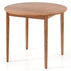 Costway Round Outdoor Dining Table for 4 People 36 inch Acacia Wood - See Details
