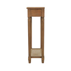 Lenora 1-drawer Solid Wood Console Accent Table with Cane Shelf by East at Main
