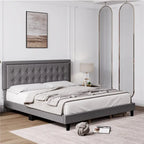 Senfot King Size Platform Bed Frame