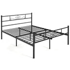 Costway Twin/Queen/Full Metal Platform Bed Frame with Headboard and