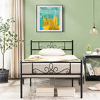 Costway Twin/Queen/Full Metal Platform Bed Frame with Headboard and