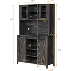 Farmhouse Coffee Bar Cabinet