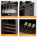Farmhouse Coffee Bar Cabinet