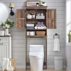 Farmhouse Over The Toilet Storage Cabinet, 67 Tall Bathroom Cabinet