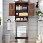 Farmhouse Over The Toilet Storage Cabinet, 67 Tall Bathroom Cabinet