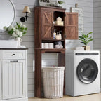 Farmhouse Over The Toilet Storage Cabinet, 67 Tall Bathroom Cabinet