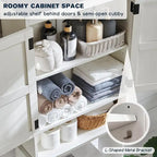 Farmhouse Over The Toilet Storage Cabinet, 67 Tall Bathroom Cabinet