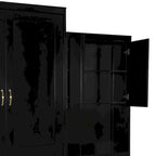 Queen Murphy Bed - Foldable Desk & Vanity, Wall Bed with Storage