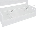 All-in-one Bookcase Captains Daybed with Hydraulic Storage Bed
