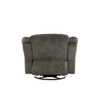 Monroe Polished Microfiber Nailhead Swivel Glider Recliner by  Classic