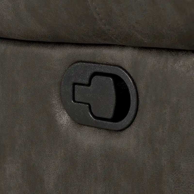 Monroe Polished Microfiber Nailhead Swivel Glider Recliner by  Classic