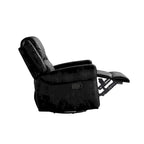 Monroe Polished Microfiber Nailhead Swivel Glider Recliner by  Classic