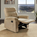 Lufkin Chenille Fabric Manual Recliner by  Classic