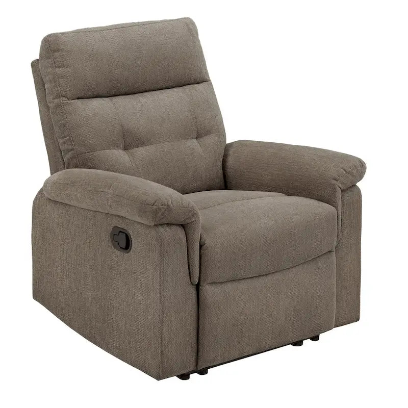 Lufkin Chenille Fabric Manual Recliner by  Classic