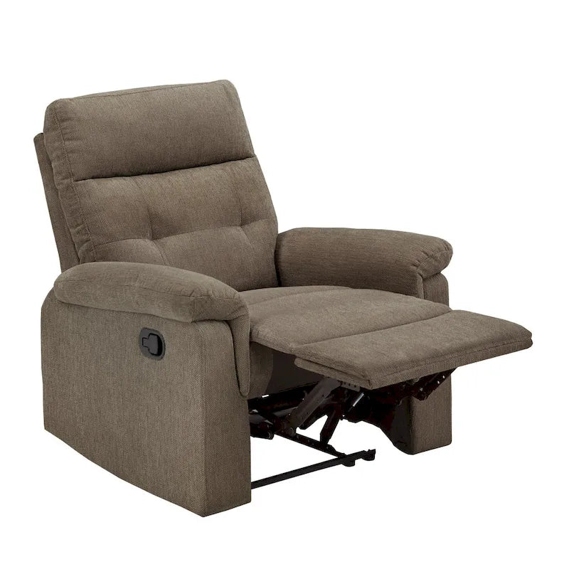 Lufkin Chenille Fabric Manual Recliner by  Classic